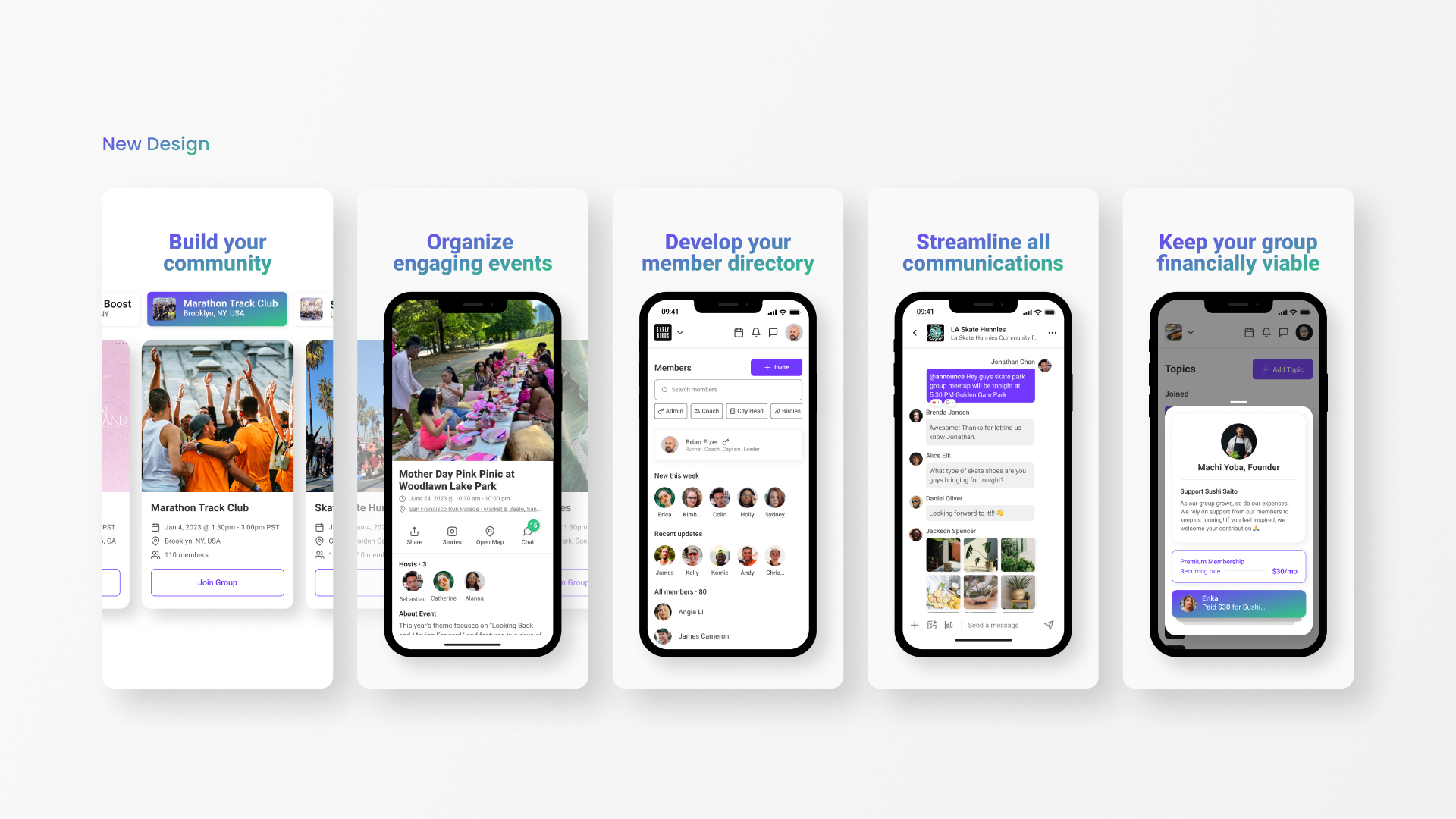 Heylo's new app store screenshot designs due to the revamp of the design system.
