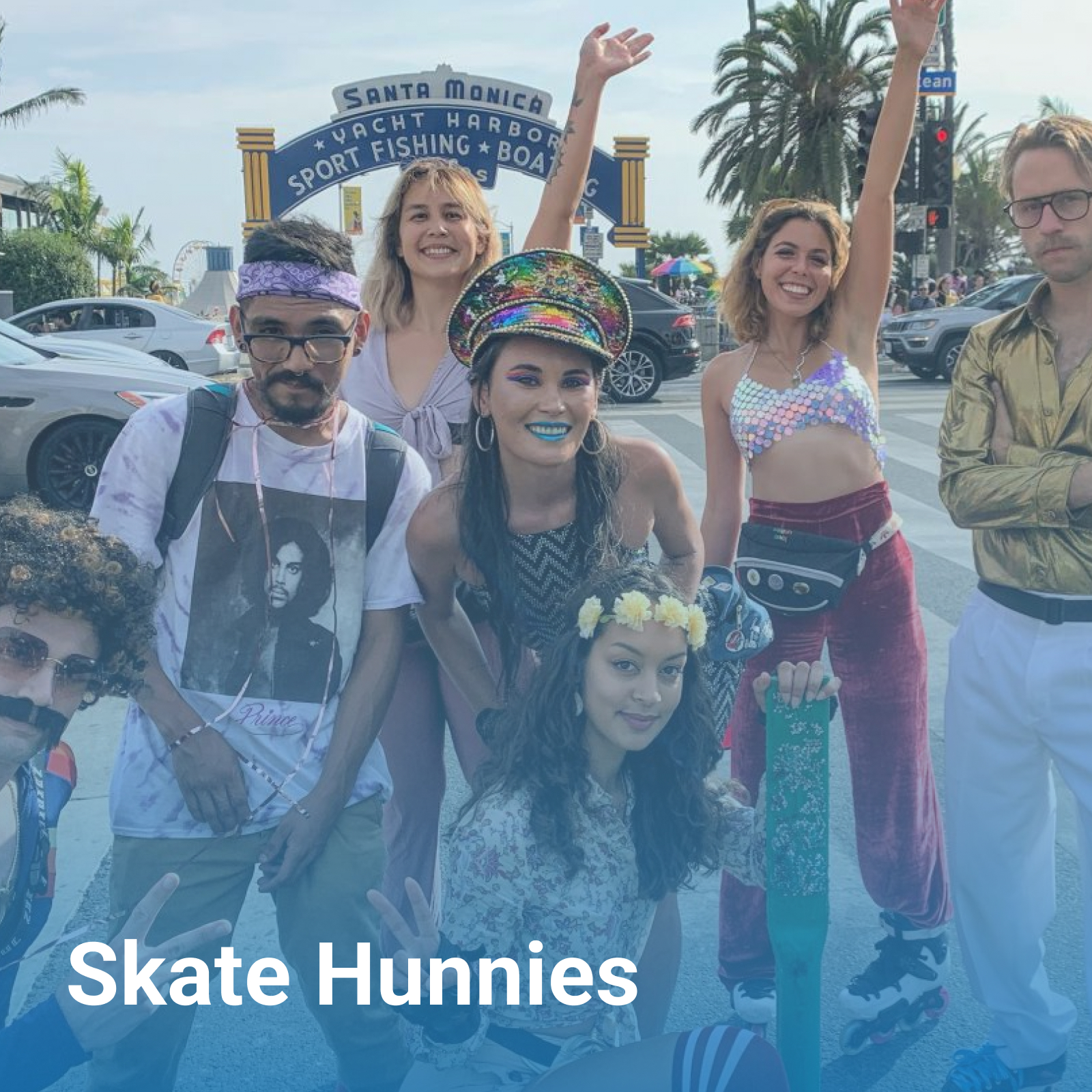 Skate Hunnies group on Heylo's platform